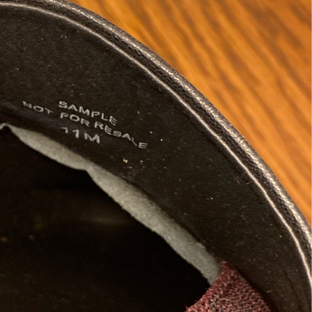 Vince Ward platform sneakers Women’s Size 11 M black and burgandy - Picture 7 of 7